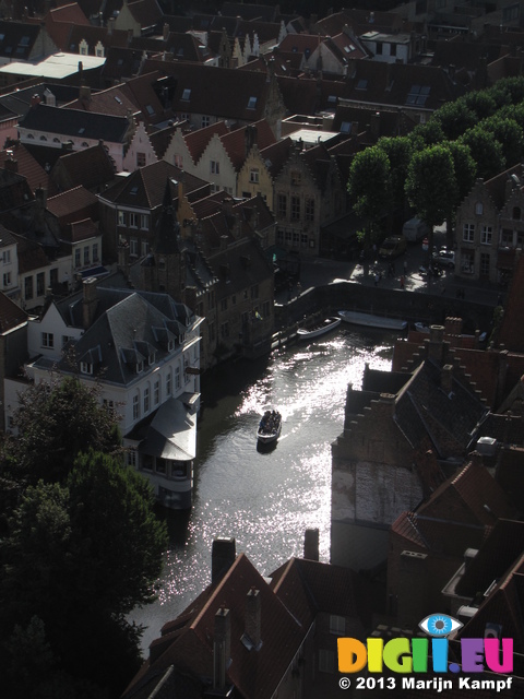 SX29926 View from Belfry of Bruges to Dijver